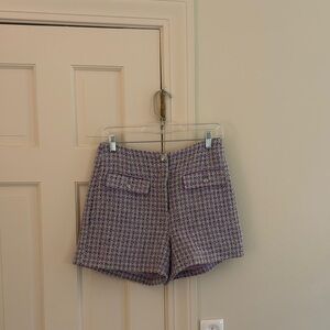 Purple Tweed Women Shorts